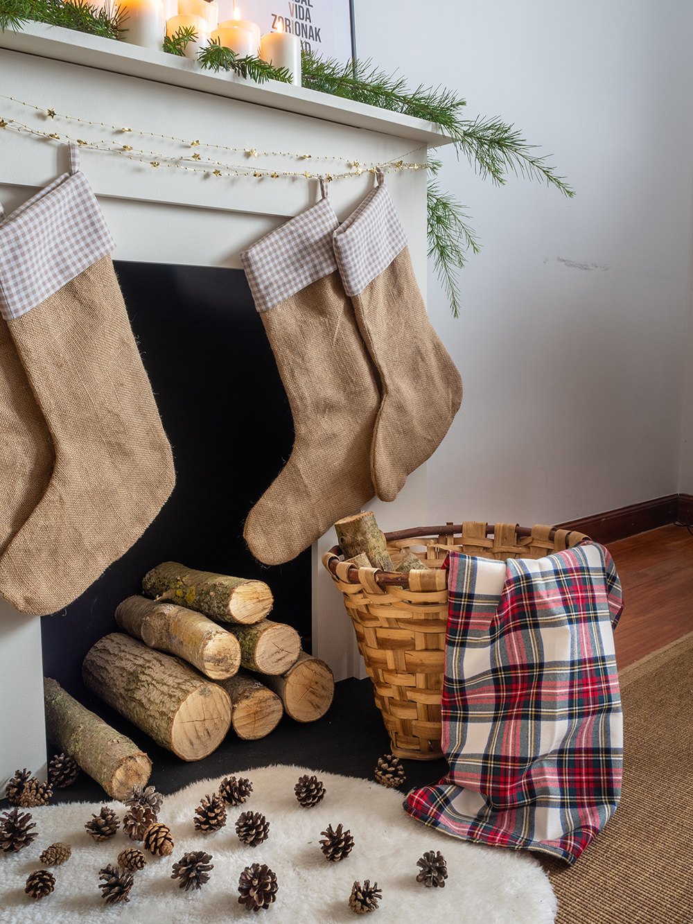 DIY Chimenea navideña de tablero de DM11